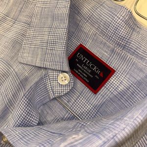 UNTUKit Large Linen Button down- Excellent Shape